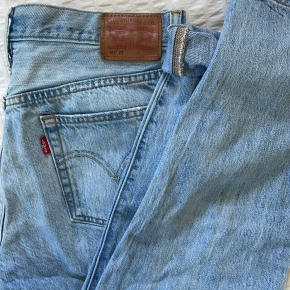 EUC Womens 501 CT Levis 28 - Picture 3 of 9